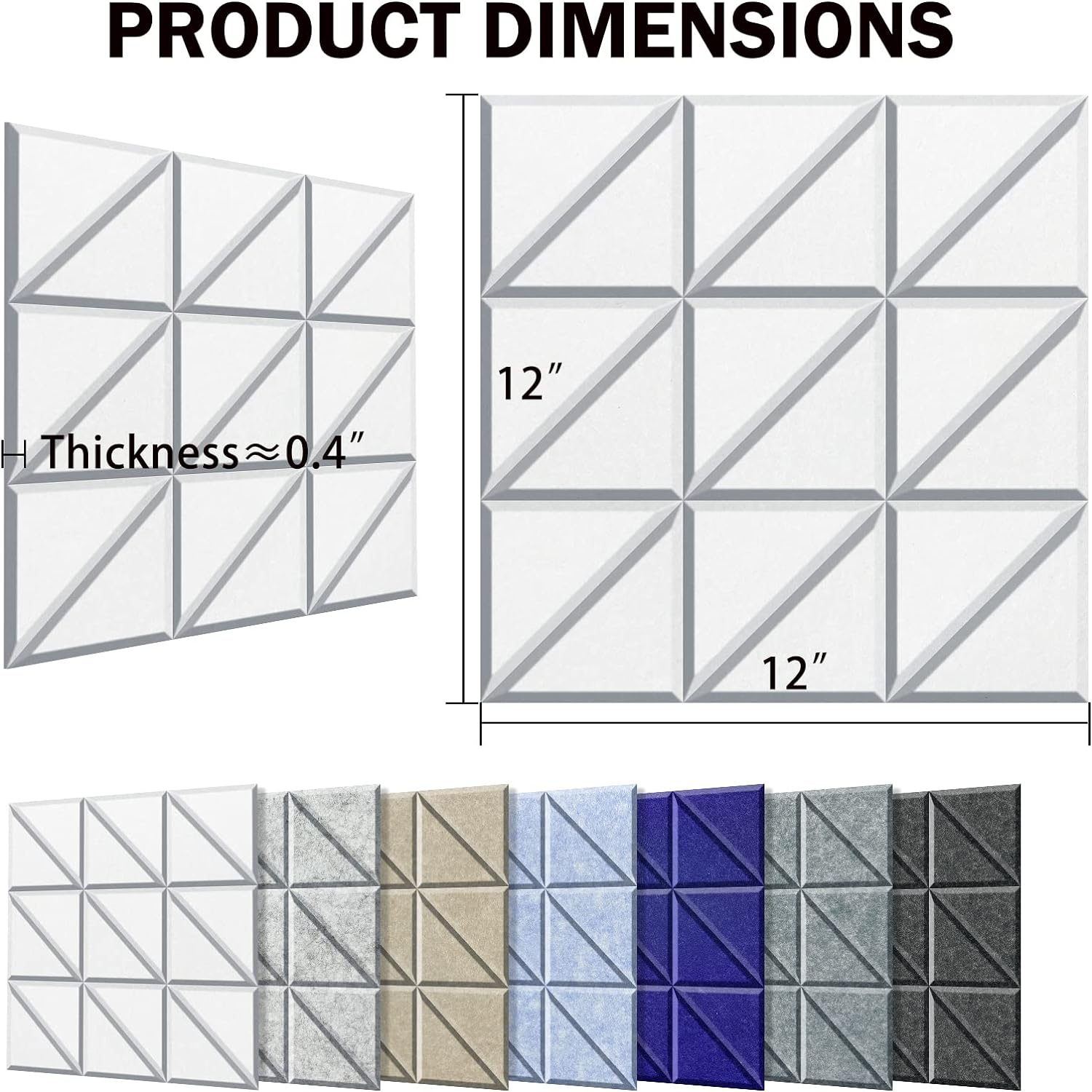decorative acoustic wall tiles
